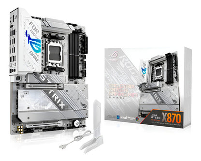 Tarjeta Madre Asus Rog Strix X870-a Gaming Wifi Atx Am5 Ddr5 Blanco