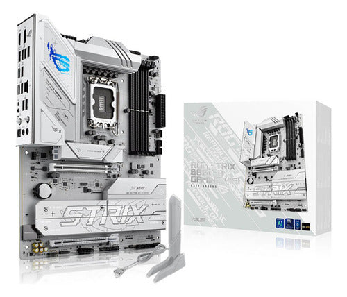 Tarjeta Madre Asus Rog Strix B860a Gaming Wifi Atx 1851 Ddr5 Blanco