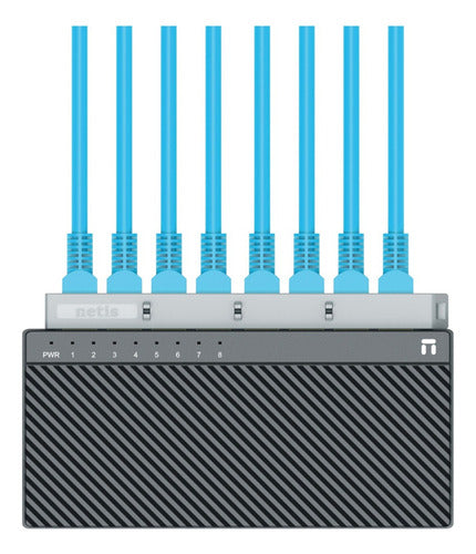 Switch Netis Fast Ethernet St3108c, 8 Puertos10 8gbit/s