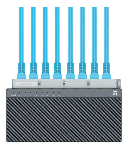 Switch Netis Fast Ethernet St3108c, 8 Puertos10 8gbit/s