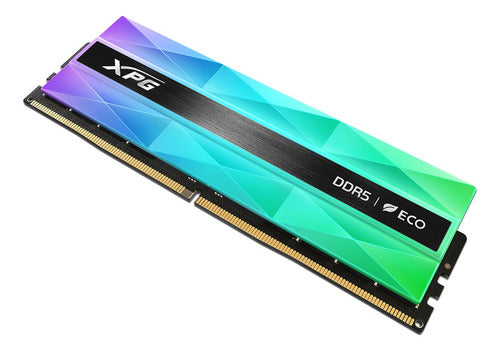 Memoria Ram Xpg Lancer Neon Rgb Ddr5 6000mhz 16gb Multicolor