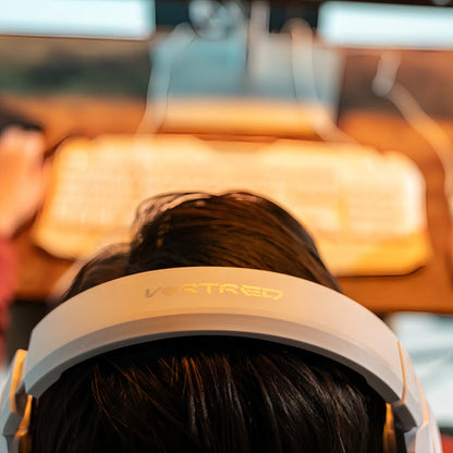 Vortred Audífonos Gamer Cloud Pass 7.1, 2.2m Blanco/azul