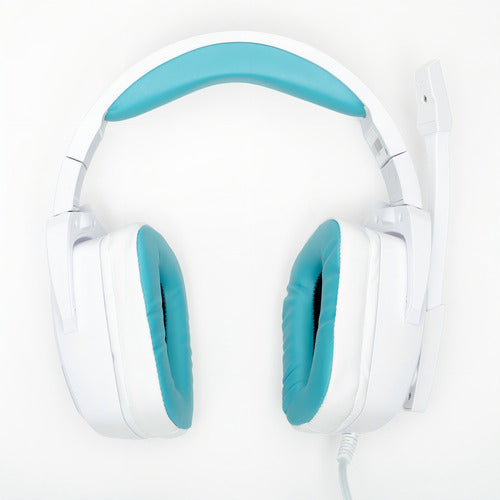 Vortred Audífonos Gamer Cloud Pass 7.1, 2.2m Blanco/azul