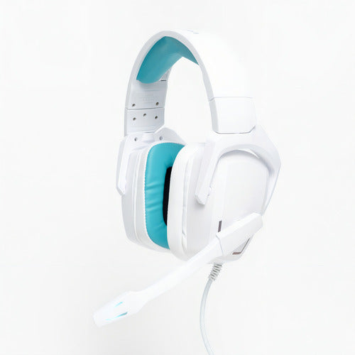 Vortred Audífonos Gamer Cloud Pass 7.1, 2.2m Blanco/azul
