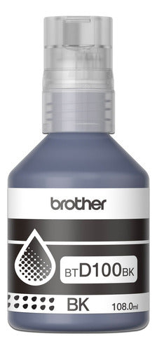Botella De Tinta Original Brother Btd100bk Negra