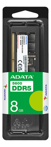 Memoria Ram Adata Ad5u56008g-s Ddr5, 5600mhz, 8gb, Cl45