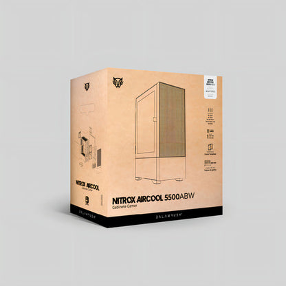 Gabinete Balam Rush Nitrox Crystal 5500 Cbw Midi-tower Neg/b