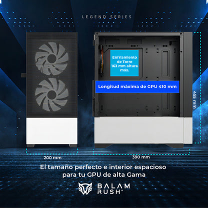 Gabinete Balam Rush Nitrox Crystal 5500 Cbw Midi-tower Neg/b
