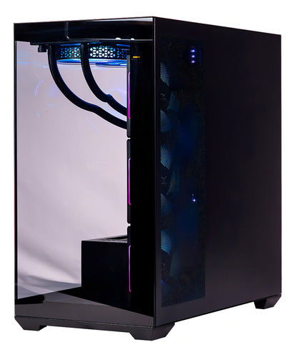 Gabinete Naceb Na-0637n, Midi-tower 4 Ventiladores Negro