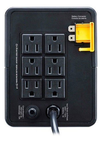 No Break Apc Bvx900l-lm Línea Interactiva 480w 900va 6 Conta