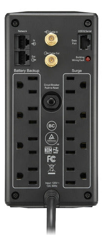 No Break Apc Bx1000m-lm60 Line Interactive 600w, 1000va