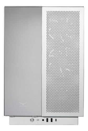 Gabinete Gamer Naceb Aether Na-0640 E-atx Full Torre 4 Fan Argb Cristal Templado Usb-c Na0640 Blanco