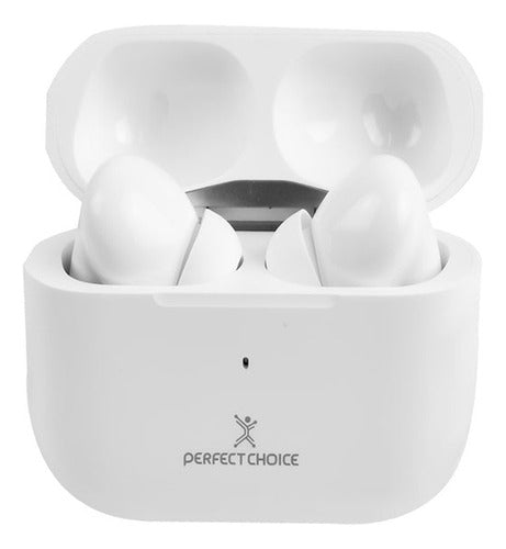 Perfect Choice Audífono Micrófono Pc-117193 Bluetooth Blanco