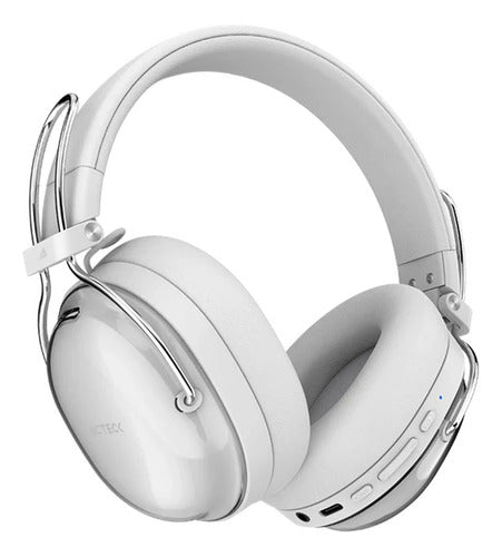 Diadema Audifonos C/microfono Acteck Luxe Pure Hp730 Blanco