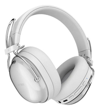 Diadema Audifonos C/microfono Acteck Luxe Pure Hp730 Blanco