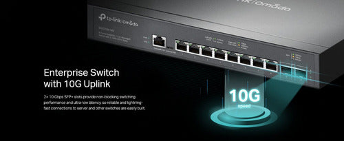 Switch Tp-link Gigabit Ethernet Omada L2+ Sg3210x-m2 8 + 2
