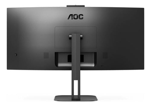 Monitor Curvo Aoc Cu34v5cw/bk Led 34  Ultra Wide Qhd 100hz