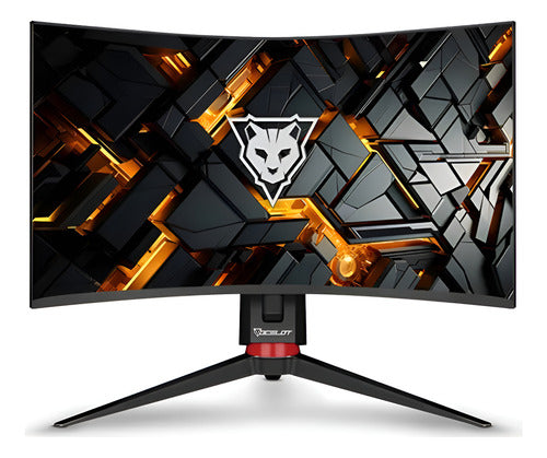 Monitor Curvo Ocelot Gaming 32 PuLG Fhd 180hz Freesync Negro