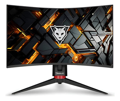 Monitor Curvo Ocelot Gaming 32 PuLG Fhd 180hz Freesync Negro