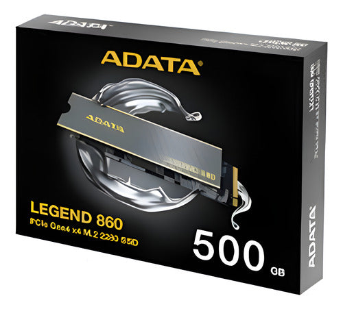 Ssd Adata Legend 860 Nvme 500gb M.2 5000 Mb/s Lectura Pcie 4