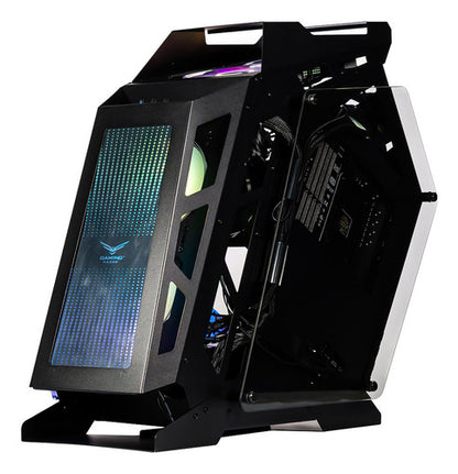 Gabinete Gaming Especial Na-0641 Microatx 2 Ventilador Argb