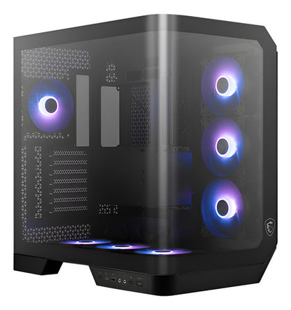 Gabinete Msi Mag Pano 120r Pz Midi-tower 1 Ventilador Negro
