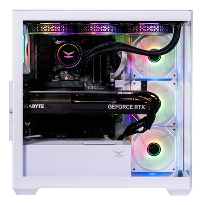Gabinete Naceb Na-0637b, Midi-tower 4 Ventiladores  Blanco