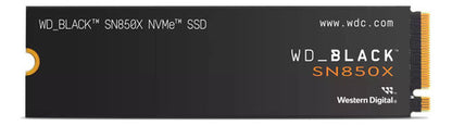 Ssd Wd Black Sn850x Nvme 4tb M.2 7300 Mb/s Lectura Pcie 4.0