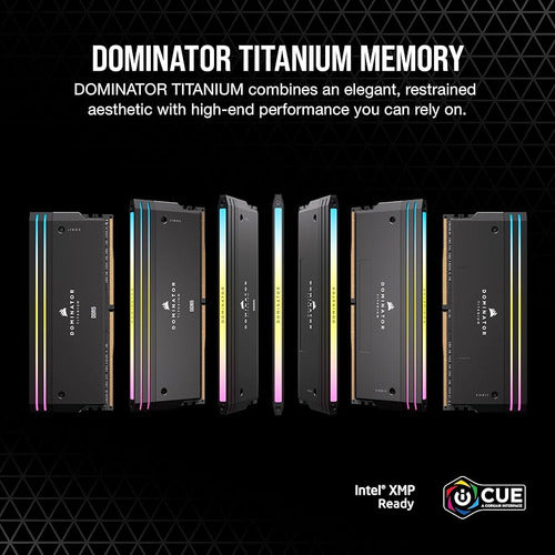 Kit Memoria Ram Corsair Titanium Rgb Ddr5 6000mhz 64gb 2x32
