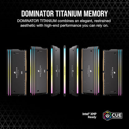 Kit Memoria Ram Corsair Titanium Rgb Ddr5 6000mhz 64gb 2x32