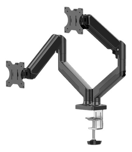 Brazo De Soporte Para 2 Monitores Naceb Na-0214 10-32 PuLG