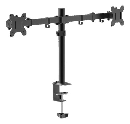Brazo  Soporte Para 2 Monitores Naceb Na-0211 10-32 Pulgadas