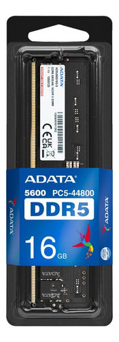 Memoria Ram Adata Ad5u560016g-s Ddr5, 5600mhz, 16gb, Cl46