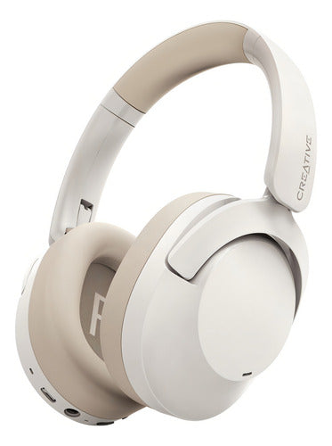 Audífonos Bluetooth Creative Zen Hybrid 2 Cancelación Ruido Usb-c Blanco