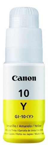 Botella De Tinta Canon Gi-10 Amarilla 3393c001ab