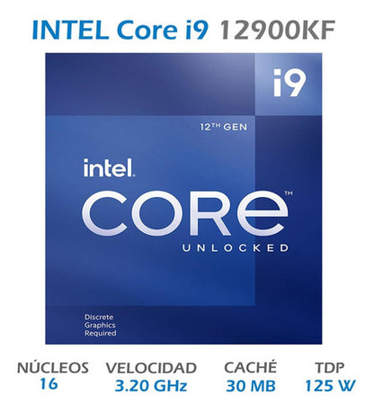Procesador Intel Core I9-12900kf 3.20ghz 16-core 30mb Cache