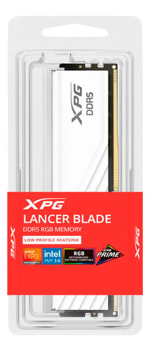 Memoria Ram Adata Lancer Blade Ddr5, 6000mhz, 16gb  Blanco