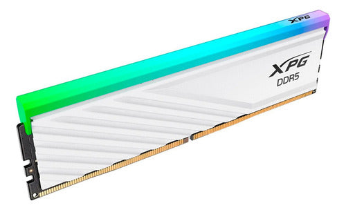 Memoria Ram Adata Lancer Blade Ddr5, 6000mhz, 16gb  Blanco