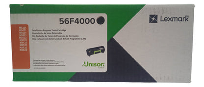 Tóner Lexmark 56f4000 Super Alto Rendimiento Negro 6.000 Pág
