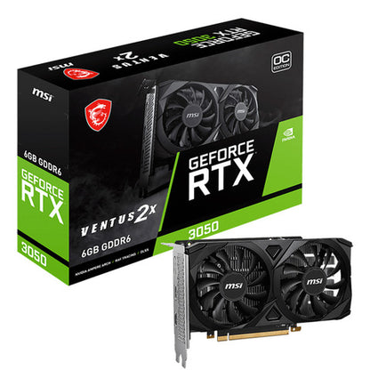 Tarjeta Video Msi Nvidia Rtx 3050 Ventus 2x 6g Oc 6gb Gddr6