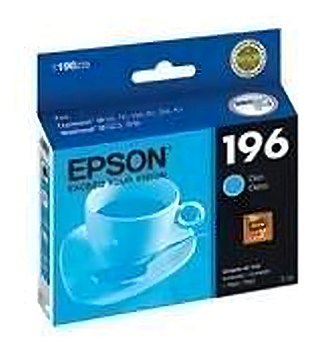 Cartucho Epson 196 Cian, 290 Páginas T196220