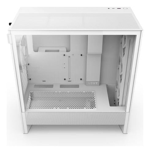 Gabinete Nzxt H5 Flow Rgb, Midi-tower 2 Ventiladores Blanco