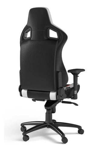 Silla Noblechair Epic Real Leather Black/white/red 120kg Negro/blanco/rojo Real Leather