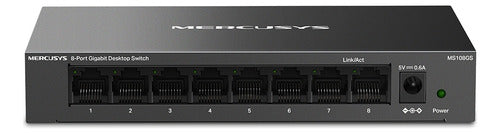 Switch Mercusys Gigabit Ethernet Ms108gs 8 Puertos 1000mbps