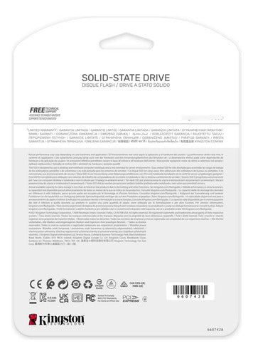 Ssd Kingston Kc3000 Nvme, 512gb, Pci Express 4.0, M.2