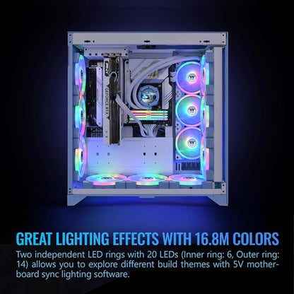 Kit De 3 Ventiladores Thermaltake Swafan Ex12 Argb Conexion