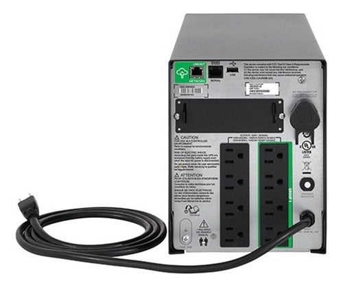 No Break Apc Smt1500c Línea Interactiva 1000w 1440va 8contac