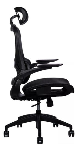 Naceb Silla Ejecutiva, Respaldo Rejilla, Reposabrazos Goma Negro Goma