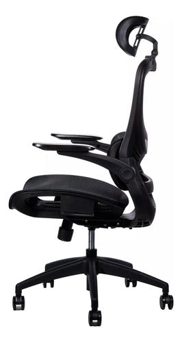 Naceb Silla Ejecutiva, Respaldo Rejilla, Reposabrazos Goma Negro Goma