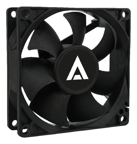 Ventilador Acteck Polar Eg Vg80 80mm 1800rpm Negro Ac-938129